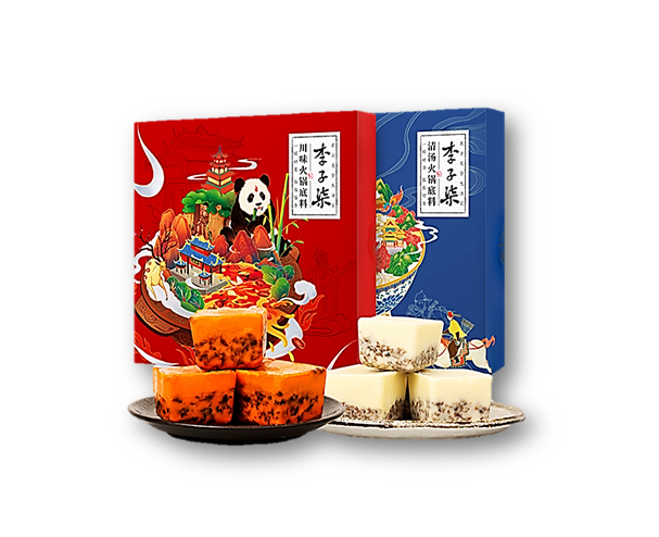 LZQ12 - 李子柒清油火锅底料 Li ziqi hot pot base (mild spicy) 320g x 36