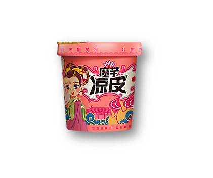 FHS16 - 明珠魔芋凉皮(麻辣) MZ Konjac noodles (spicy) 200g x 18