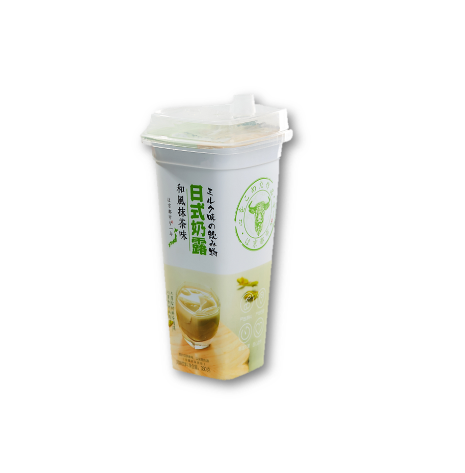 DYH02 - 肚里诱惑日式奶露(和风抹茶味) Japanese Style Milk drink (Matcha flavour)  330ml x 12