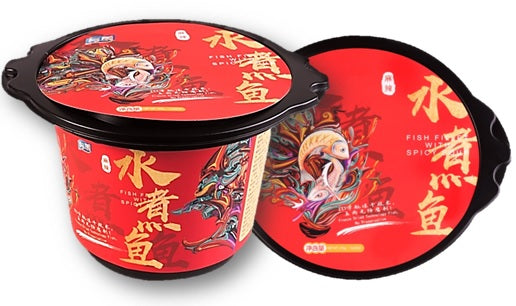 GM36 - 美自热小火锅 - 辣水煮鱼含鱼肉 Yumei Self-heating Fish fillet with spicy soup and vermicelli 370g x 12