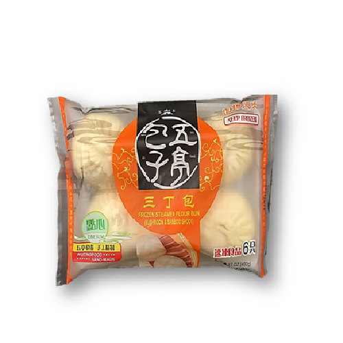 SF17-扬州五亭三丁包 Frozen Mushroom & Bamboo Shoot Bun (80g x 6) x 20
