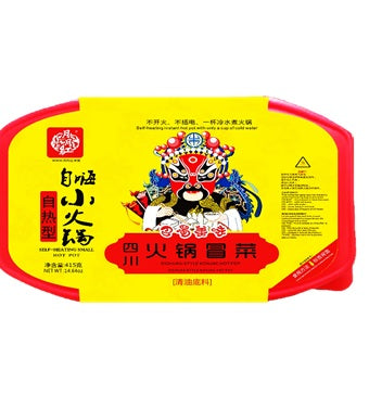 YYH27 - 蜀客行四川火锅冒菜小火锅 (自热型) Sichuan style konjac self heating hot pot 415g x 18