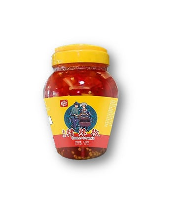 YYH71-姜蒜糟辣椒(罐装) Chili paste (garlic and ginger) 520g x 15