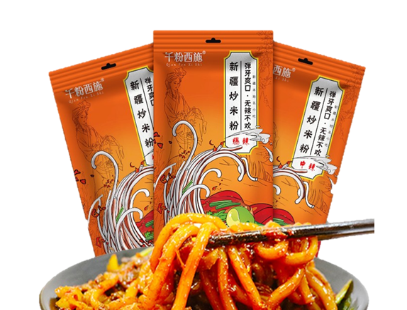 JM50 - 千粉西新疆施炒米粉(爆辣) Xinjiang Style rice noodle (very spicy) 250g x 40